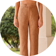 12 conjunto blusa peplum e calca verde