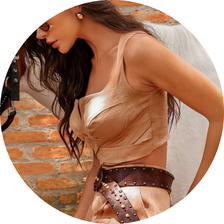 06 conjunto cropped e calca de linho off white