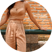 08 conjunto cropped e calca de linho off white