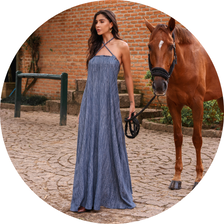 22 vestido frente unica alca cordao verde