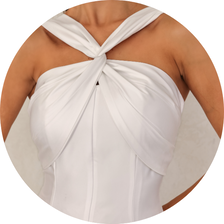 09 vestido cetim detalhe cruzado off white