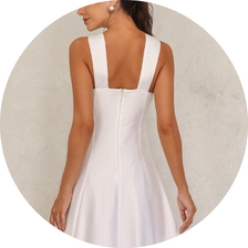 10 vestido cetim detalhe cruzado off white