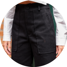 22 calca sarja pantalona preto