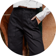 23 calca sarja pantalona preto