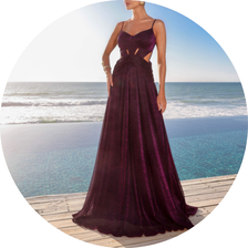 15 vestido longo plissado alca fina marinho