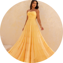 27 vestido longo sem alca camadas verde lima