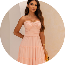 30 vestido longo sem alca camadas verde lima