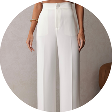 22 conjunto blusa sem alcas com calca azul marinho