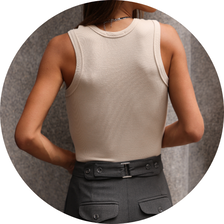 18 regata canelada marrom