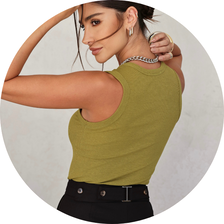 25 regata canelada marrom