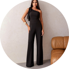 04 macacao um ombro so de laco caramelo