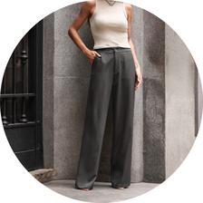 01 calca alfaiataria com detalhe costas chumbo