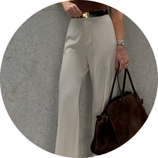 16 calca alfaiataria com detalhe costas chumbo