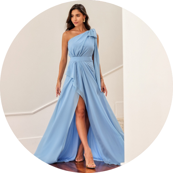 07 vestido ombro unico com faixa azul claro