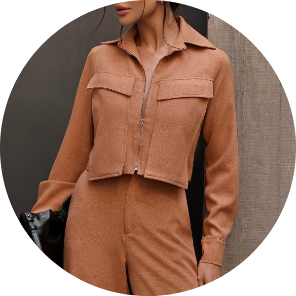 22 conjunto calca com jaqueta preto