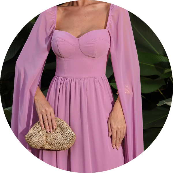 07 vestido manga longa com abertura azul claro