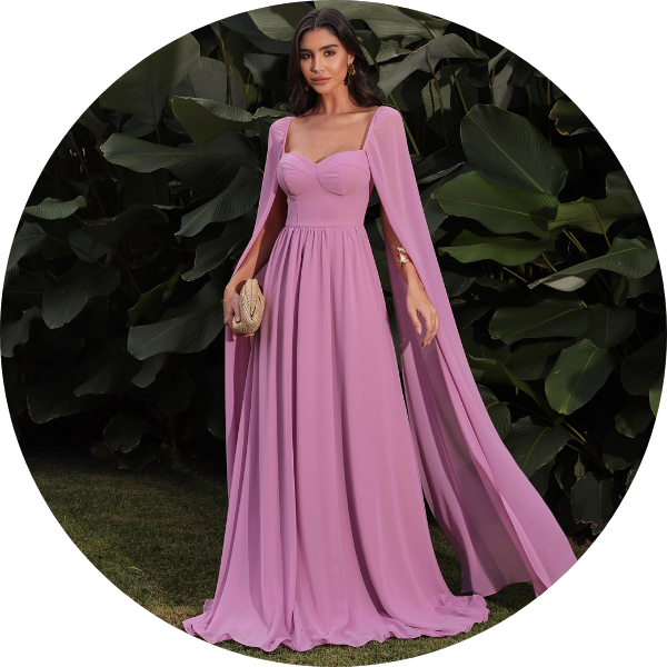 08 vestido manga longa com abertura azul claro