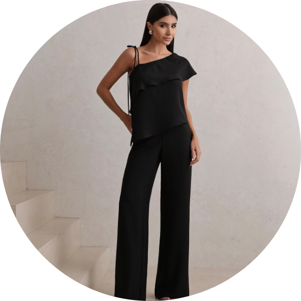 02 conjunto blusa assimetrica preto