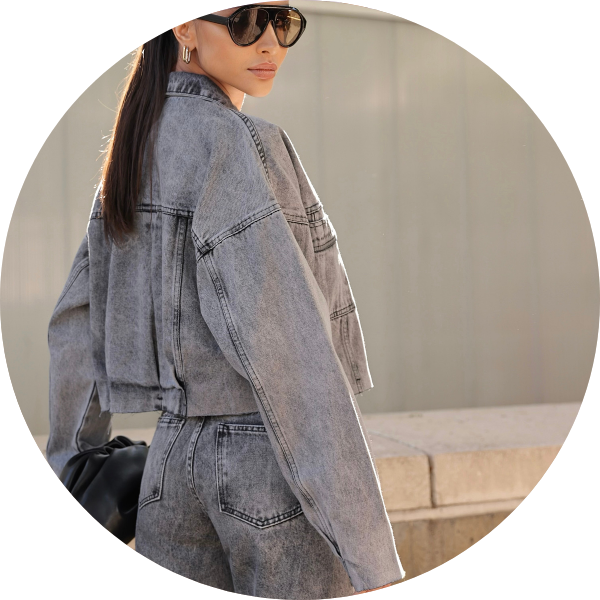 07 jaqueta jeans preta