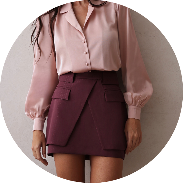 05 short saia envelope risca de giz uva