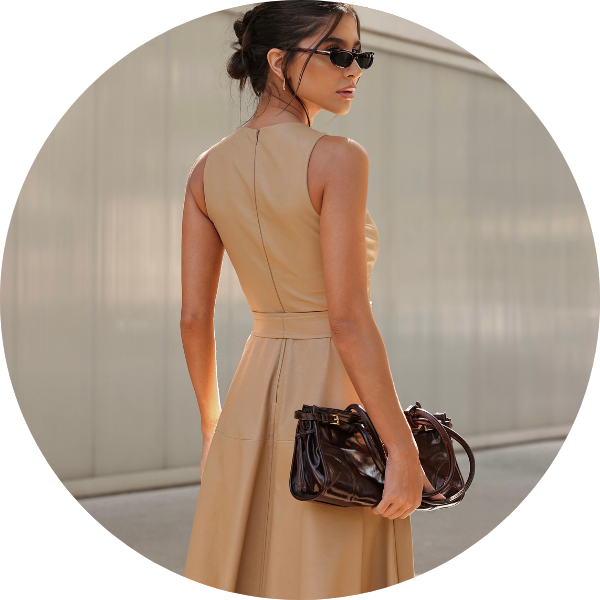 14 vestido longuete courino preto