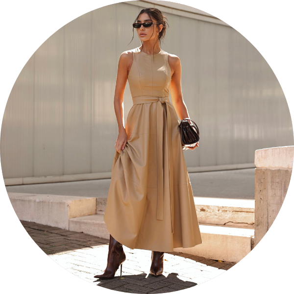 15 vestido longuete courino preto