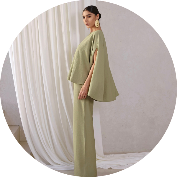 02 conjunto blusa gota verde pistache