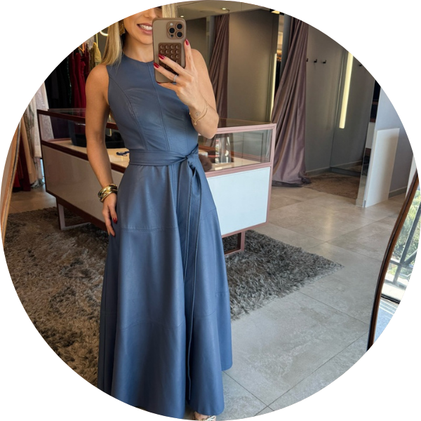 01 vestido longuete courino azul claro