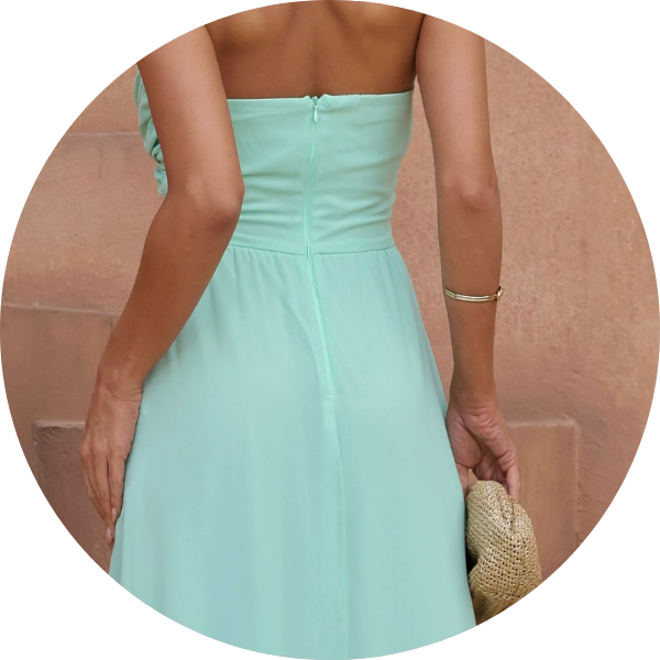 04 vestido longo capa removivel verde menta