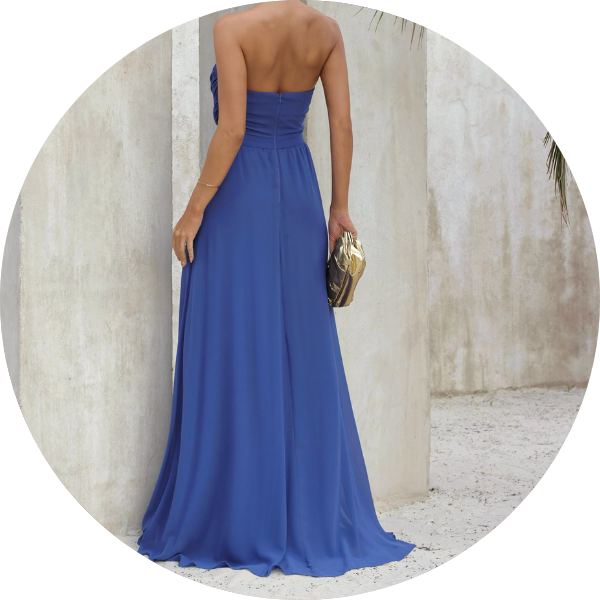 03 vestido longo capa removivel azul cromado