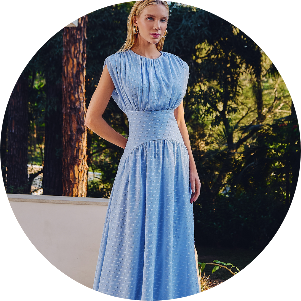 01 vestido longo texturizado azul serenity