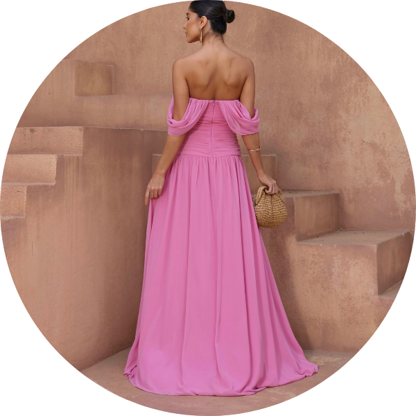 02 vestido longo drapeado rosa