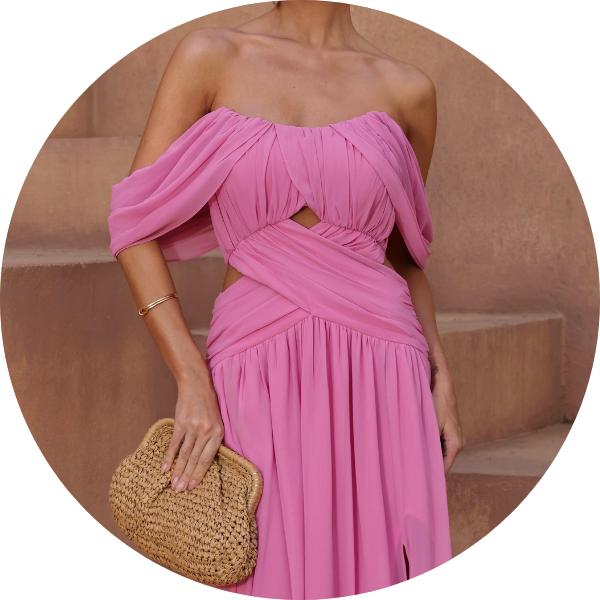 03 vestido longo drapeado rosa