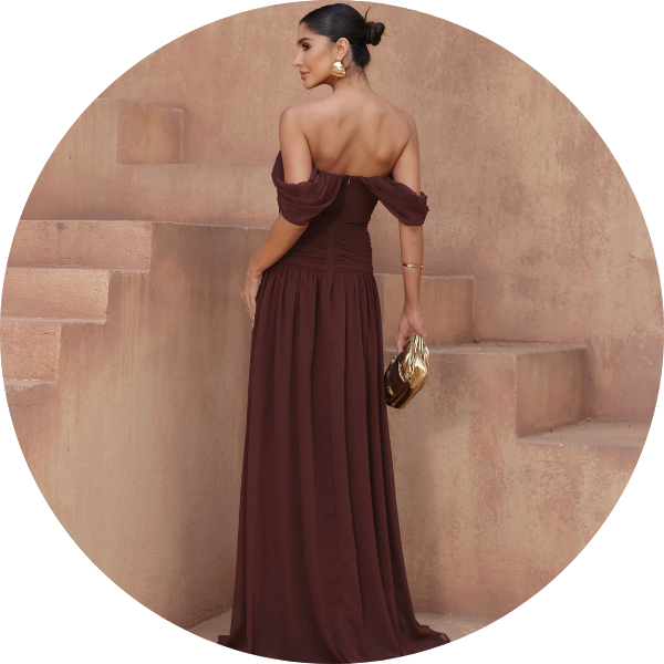 06 vestido longo drapeado cafe