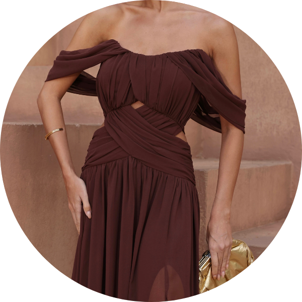 07 vestido longo drapeado cafe