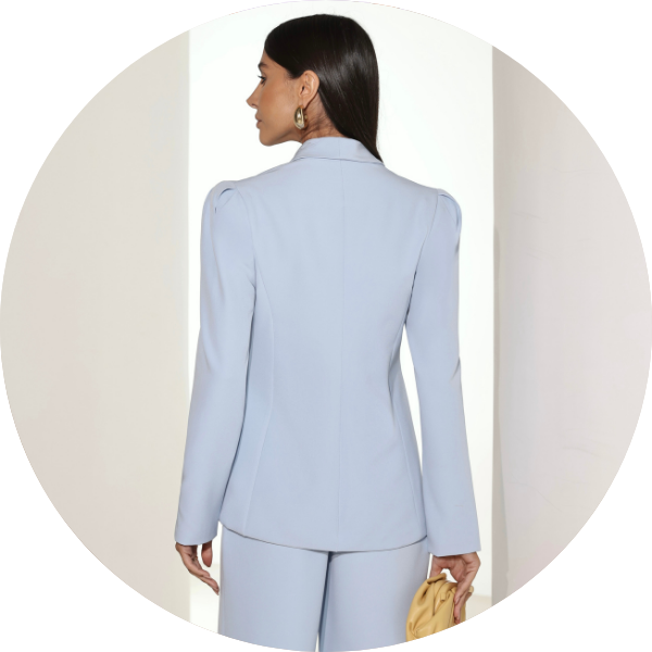 02 blazer ombro pregas preto rosa claro