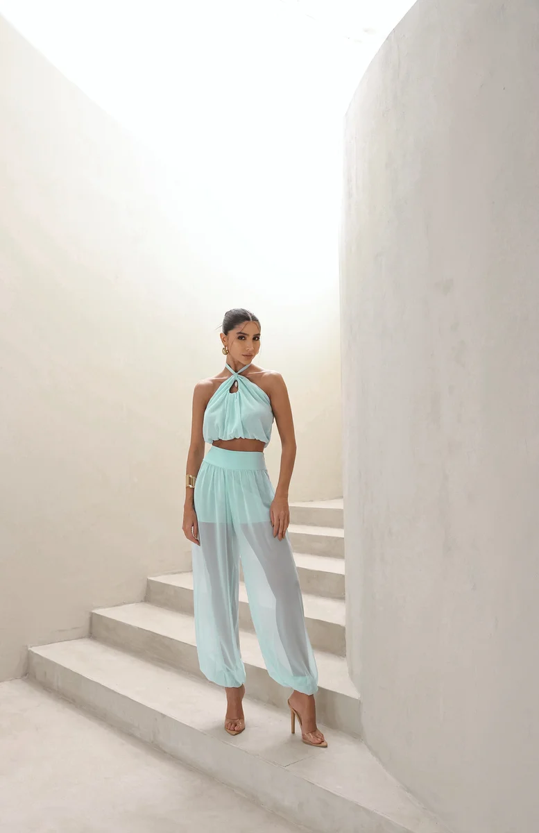 Conjunto Aladin Liso Azul Serenety - DOT