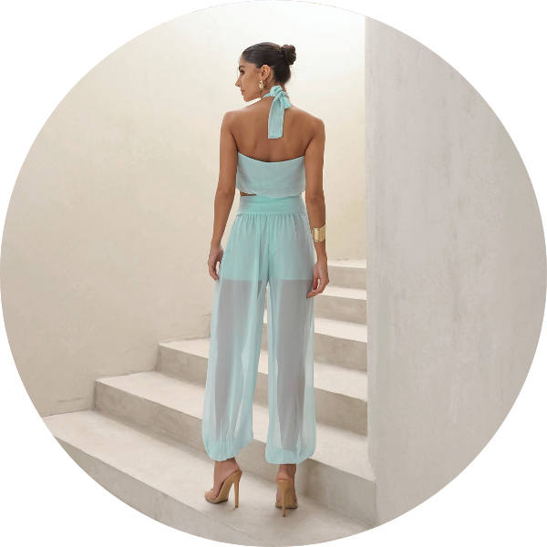 Conjunto Aladin Liso Verde Menta - DOT