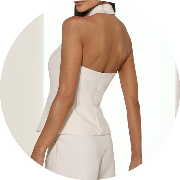 04 conjunto shorts colete frente unica off white