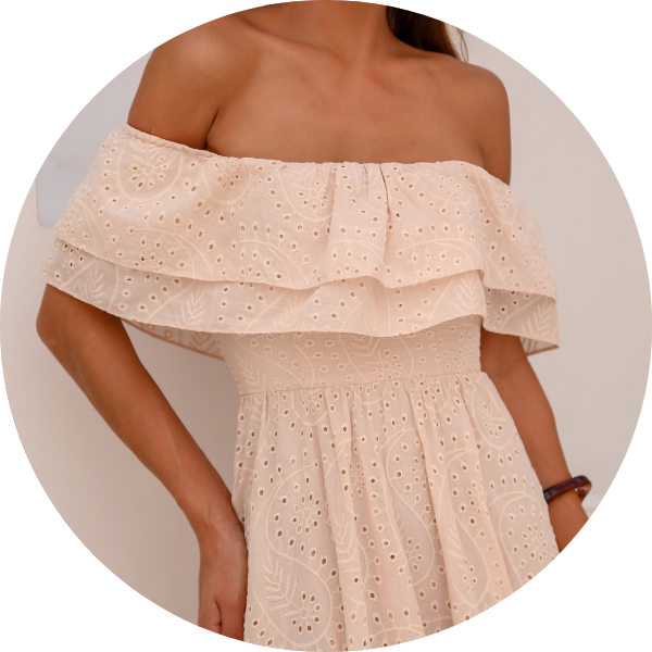 01 vestido longuete laise ombro a ombro areia