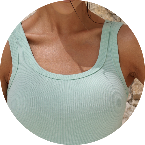 04 regata basica gola redonda verde menta