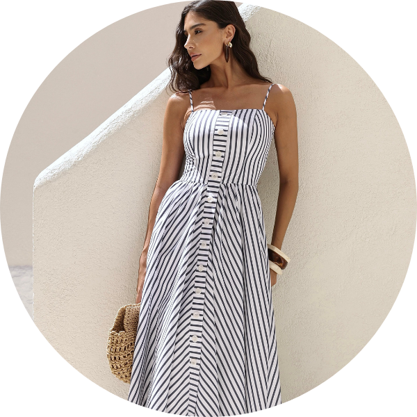 03 vestido longuete listrado botao frontal marinho