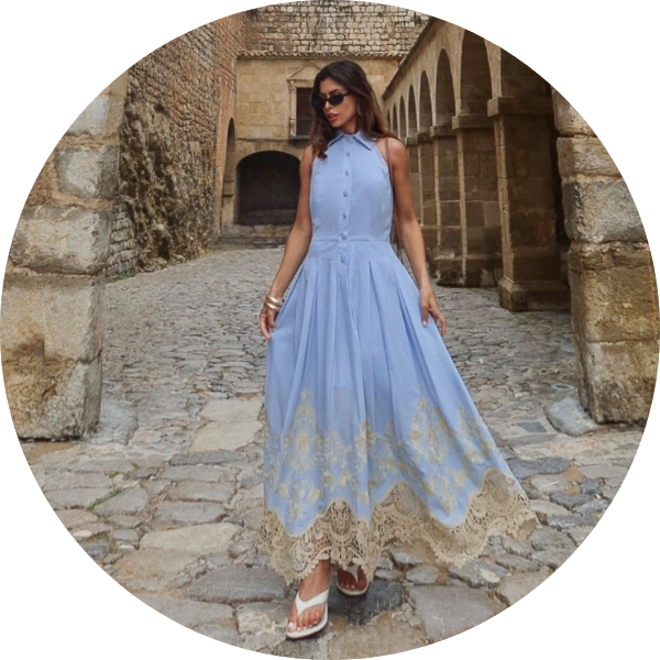 11 vestido longuete barra bordada terracota