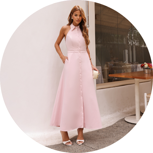 08 vestido longuete botoes com gola frente unica azul claro