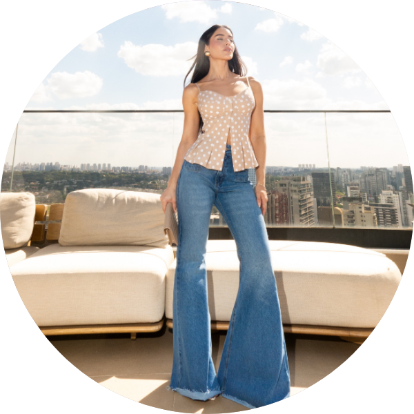 10 blusa corset poa off white