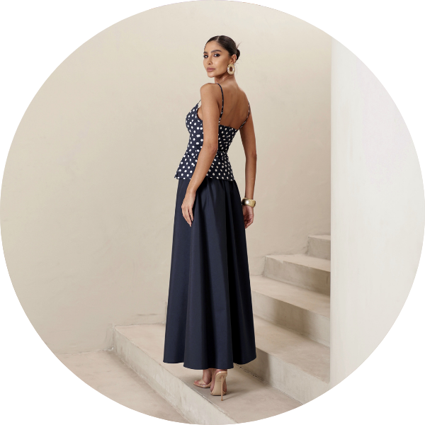 06 saia longuete evase azul marinho