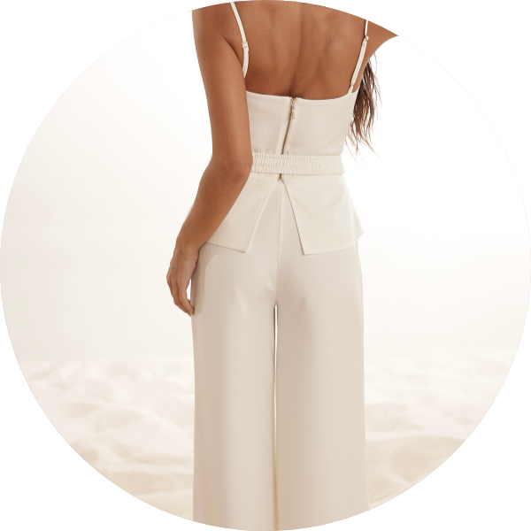 12 conjunto pantalona blusa com faixa elastico capuccino