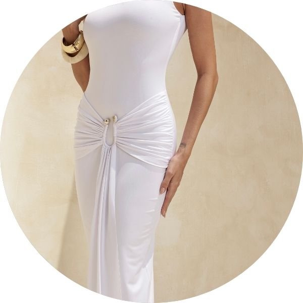 01 vestido cauda franzida frente arco branco