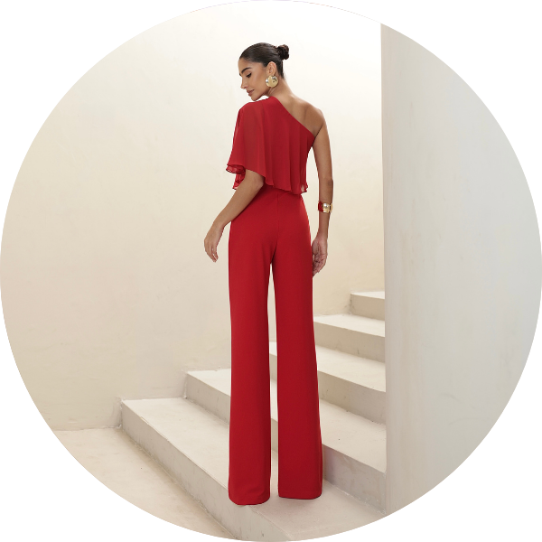 08 macacao scuba com blusa fluida vermelho