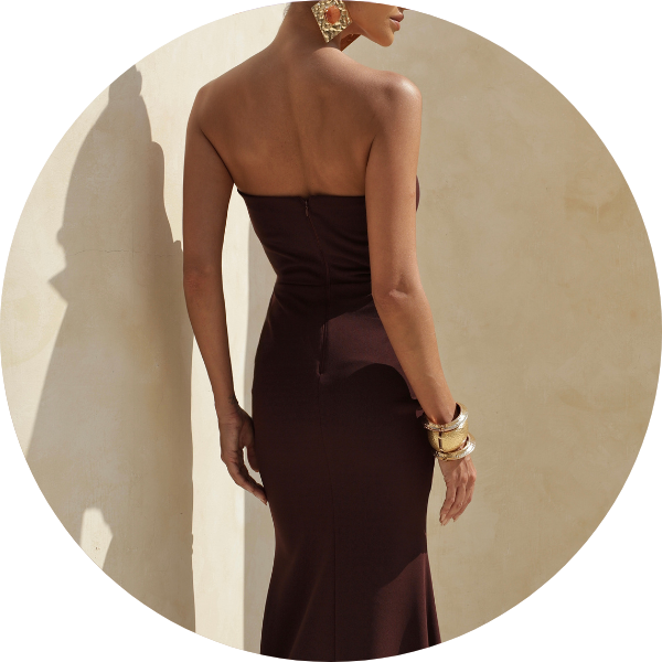 03 vestido barbatana torcido frente cafe